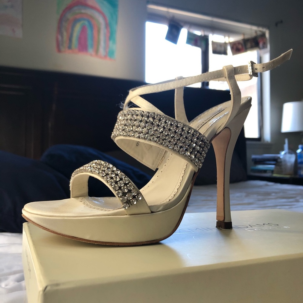 Benjamin Adams Swarovski Crystal Wedding Stilettos